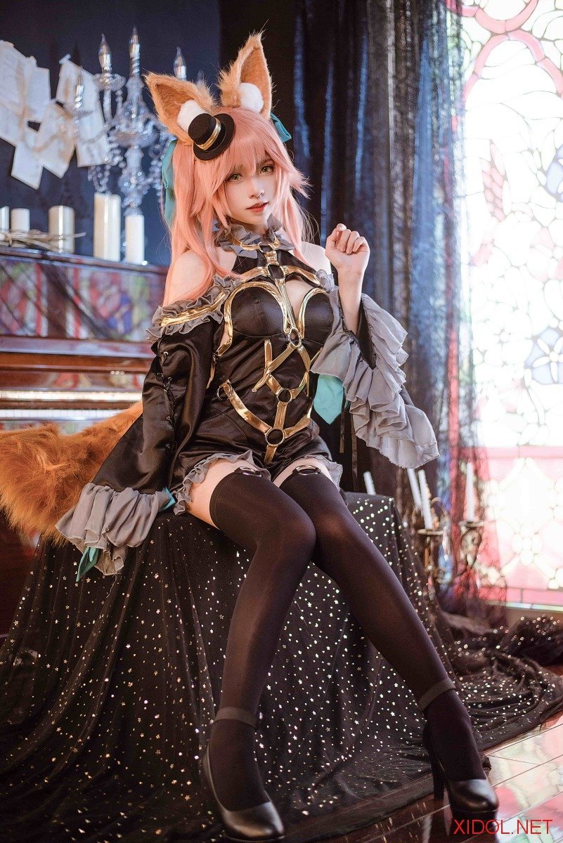 [Cosplay] 大大卷卷小卷 玉藻前 漆黑の魔术服 [12P-91MB]
