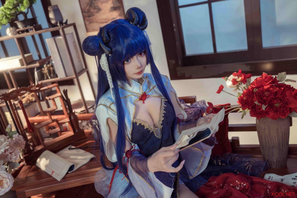 [Cosplay] 艾西Aiwest 伊吹新年旗袍 [35P-909MB]