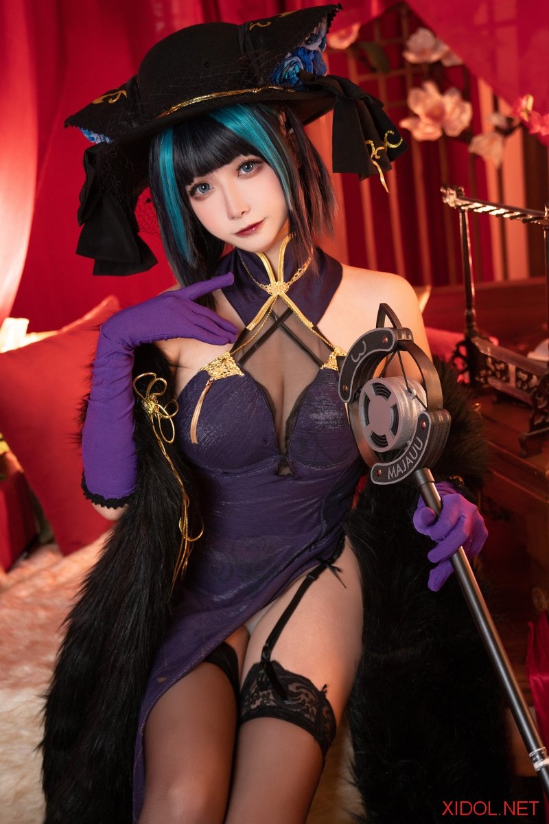 [Cosplay] Momoko葵葵 碧蓝航线柴郡 音乐绚烂CaitSith [16P-22MB]