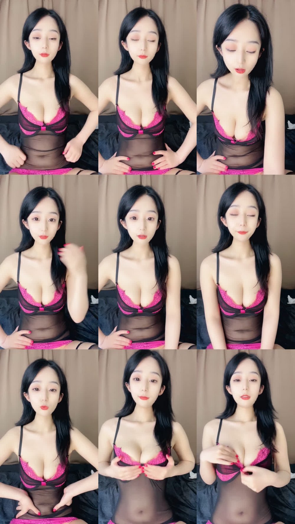 杭州大學校園名媛【新小小】非常美麗，身材驚人，胸部豐滿，性感絲襪，長腿，翹翹的臀部，還有當她張開陰部時露出的粉紅色陰部