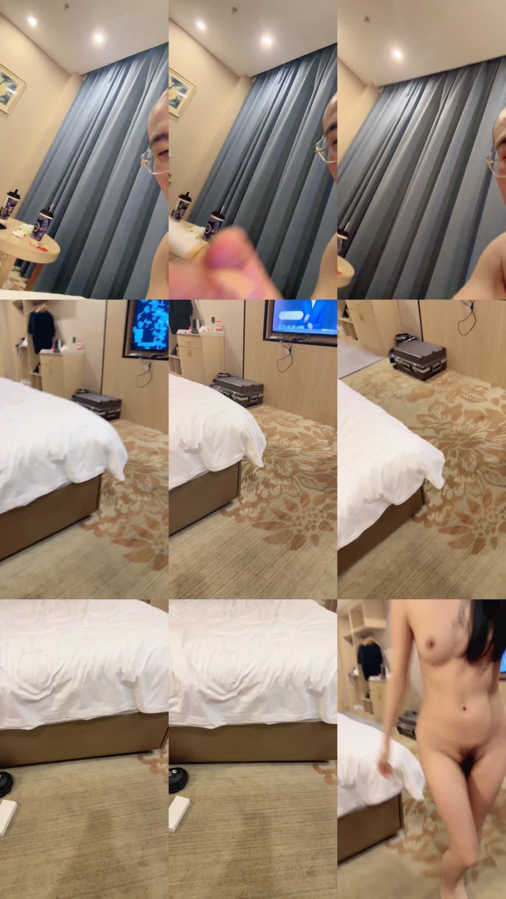 爆炸性【思季】美麗的女神，全身白皙柔嫩，修長的腿和挺翹的臀部，美麗的胸部和腳，和一個禿頭有錢人飯店約會，PUBG和性愛——如此滿足