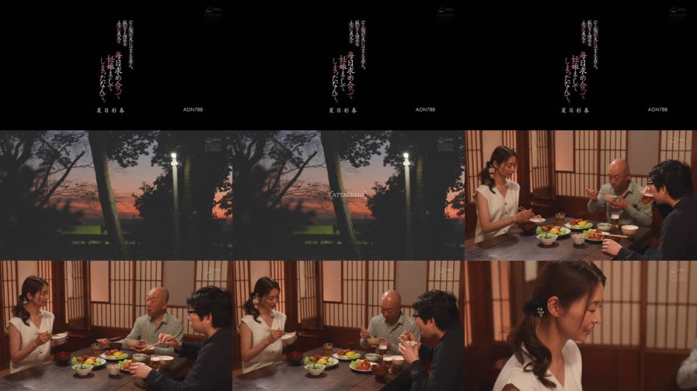 +++ [FHD] ADN-788 亡くなった夫には言えません。寂しさを埋めるように義父と毎日求め合って妊娠までしてしまったなんて。 夏目彩春