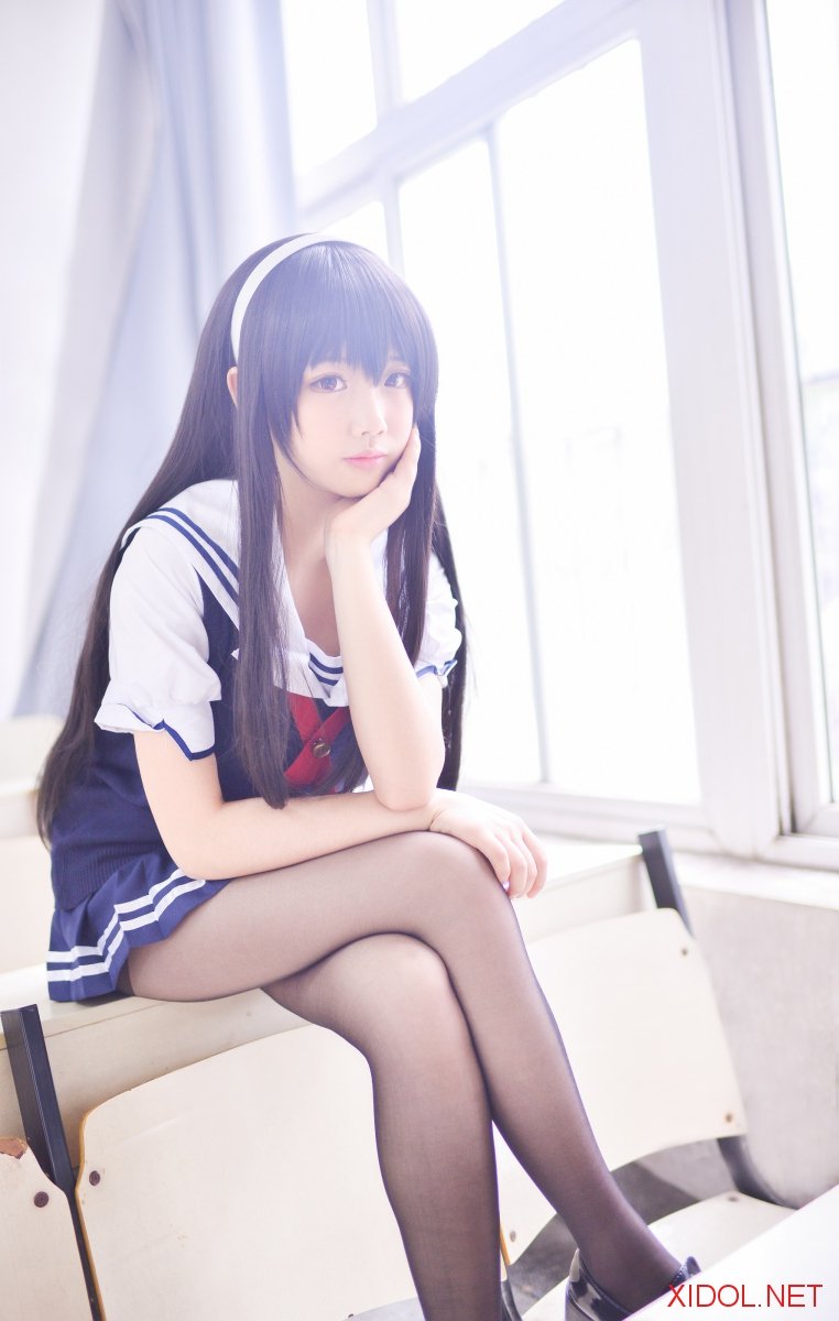 [Cosplay] 雪琪SAMA 路人女主的养成方法-霞之丘诗羽 [24P-75MB]