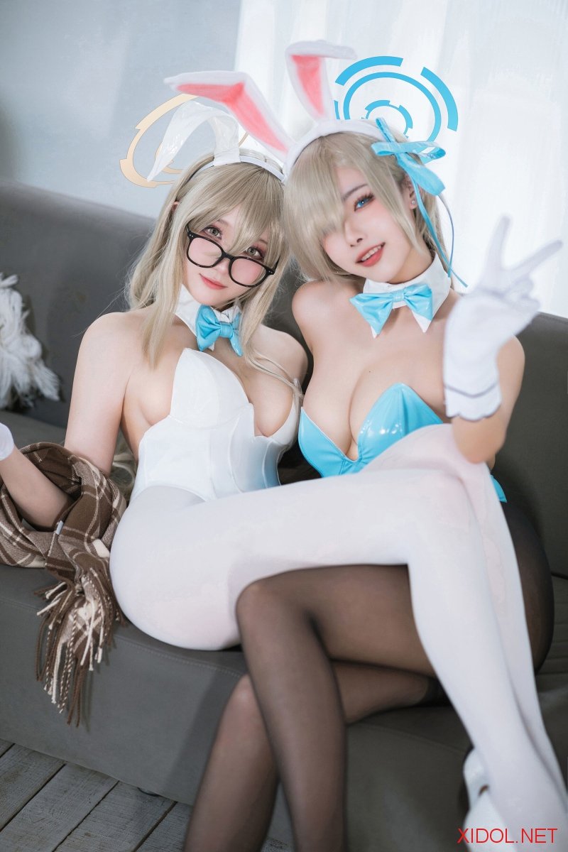 [Cosplay] Momoko葵葵&瓜希酱 – BA兔女郎 [93P-124MB]
