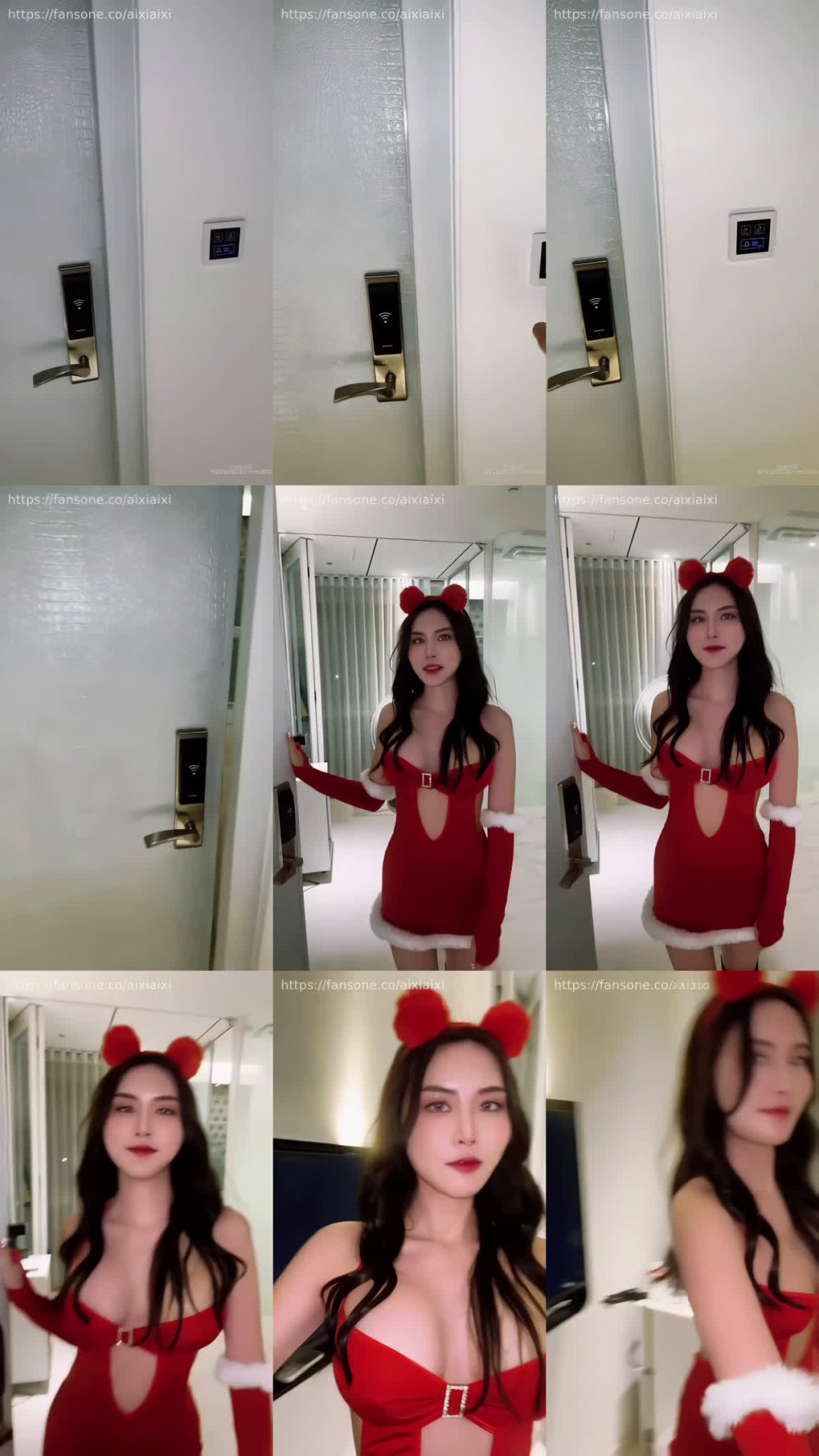[AI 強化] Fansone：你的聖誕禮物是我。我的聖誕禮物是精液和雪一樣多 + 很久沒被射內射了，好害羞。Ashley Aixi