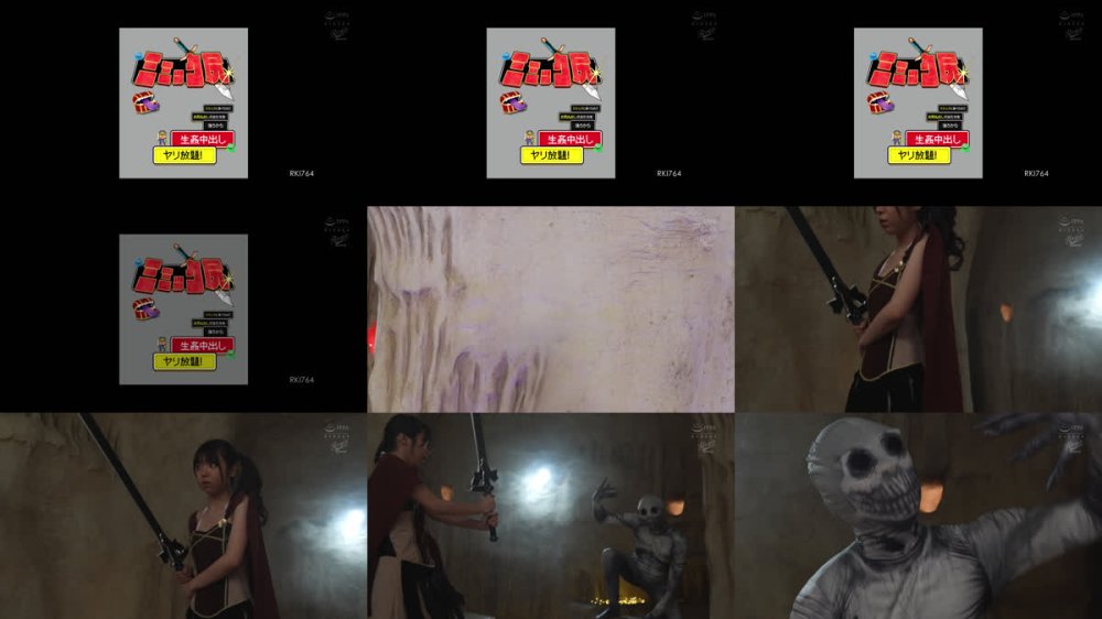 +++ [FHD] RKI-764 ミミック尻 ミミックに食べられてお尻丸出しの女たちを後ろから生姦中出しヤリ放題！