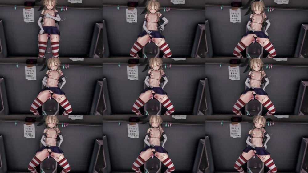 [260806][YUZU KONBU]【動画4K+差分】島風がトイレでぱこぱこ当番してる動画2