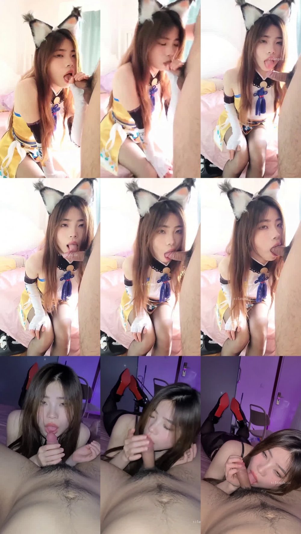 ⚫️ 曲線玲瓏、優雅成熟的女性在性愛自拍、無套和帶有大量白色體液的角色扮演中露臉——對比被最大化