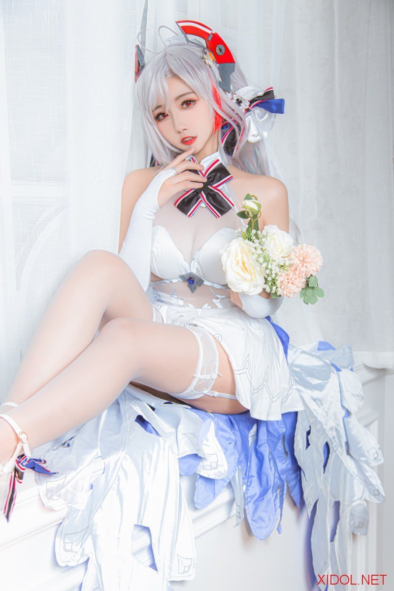 [Cosplay] Momoko葵葵 欧根 花嫁 [20P-109MB]