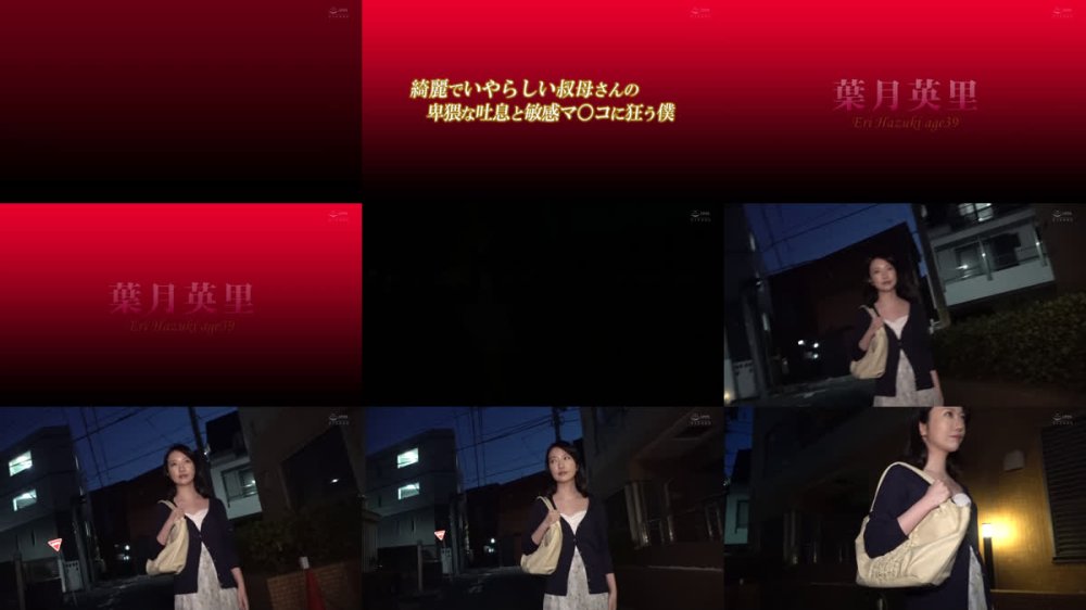 +++ [FHD] ANB-261 綺麗でいやらしい叔母さんの卑猥な吐息と敏感マ○コに狂う僕 葉月英里