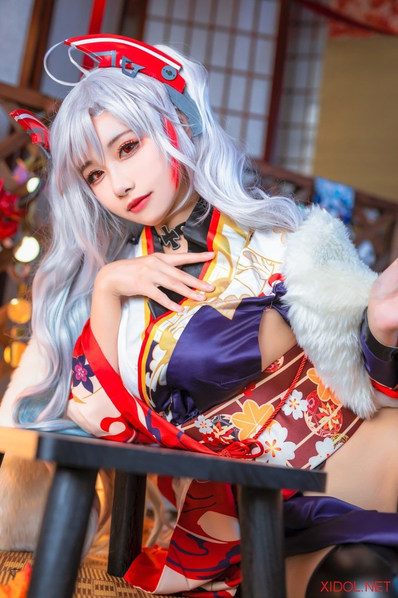 [Cosplay] Momoko葵葵 欧根 和服 [20P-163MB]