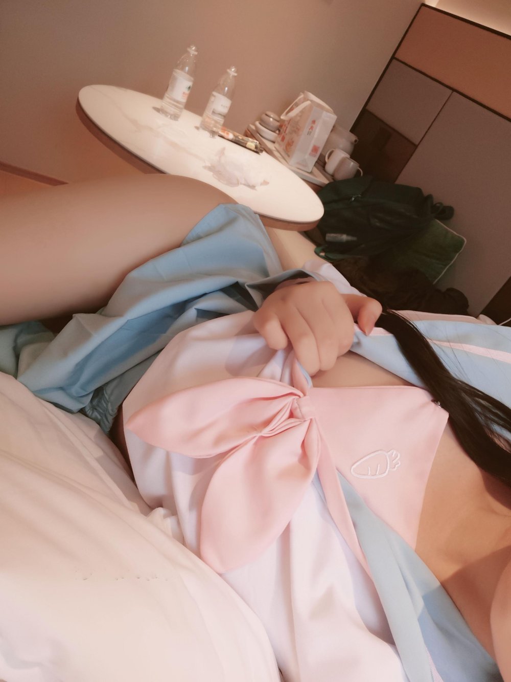 Saigao Lin-chan 雙馬尾 JK Blue [30P]