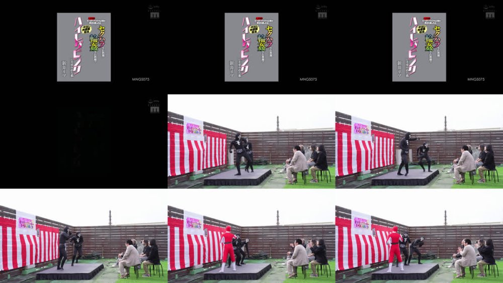+++ [FHD] MNGS-075 ヒーローバイトの上司（レッド担当）の告白を断ったらセクハラされ放題輪●され放題のハイレグピンク（=中出し肉便器担当）にさせられた私 新井リマ