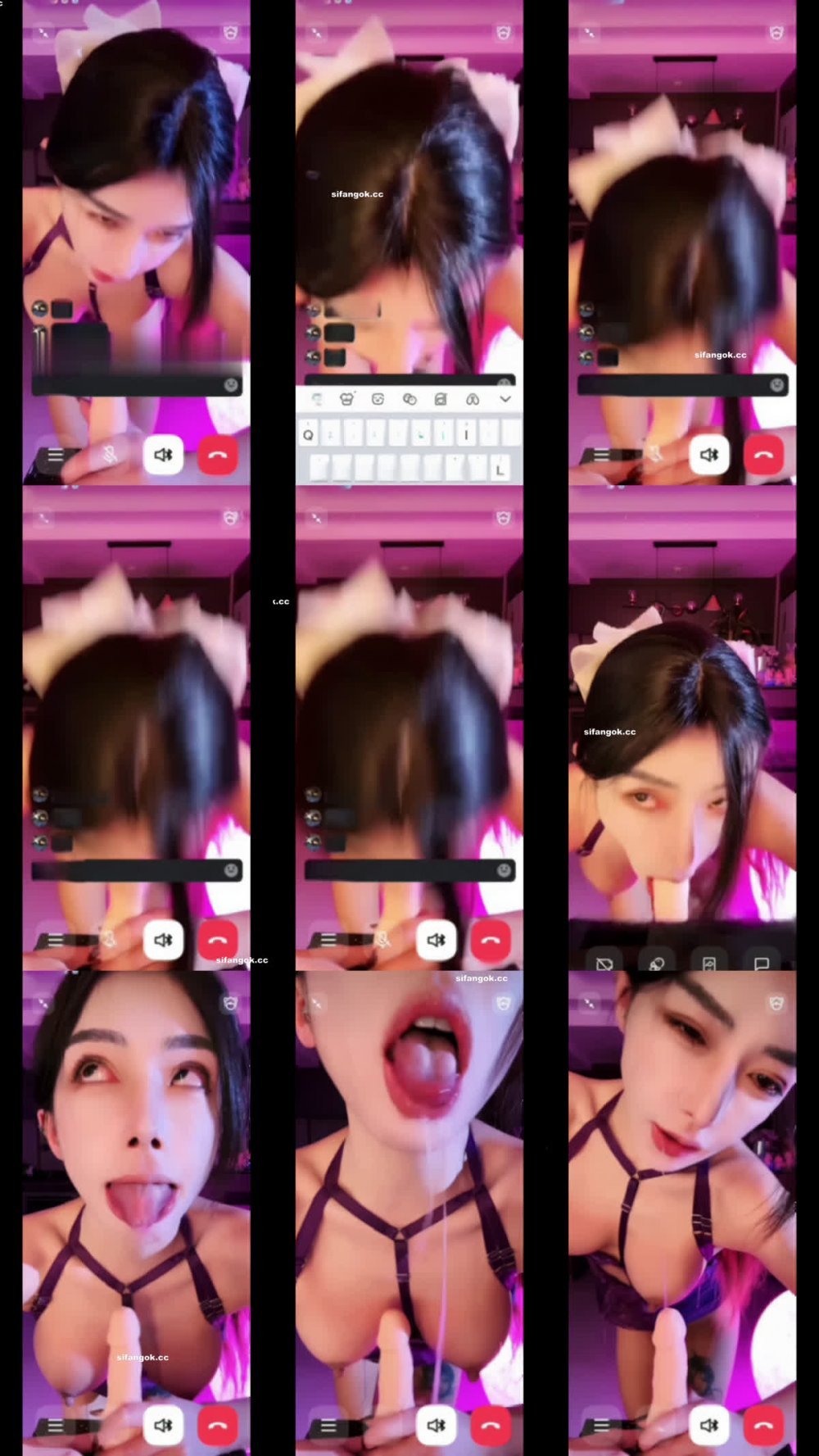⚫️ 抖音洩漏！ 一位高魅力、超級調情的成熟女性，專注地撫摸她的胸部，並用手指撫摸她那無毛的粉紅色肌膚，與頂尖男生一對一親密，白色液體溢出的特寫，男生興奮地繼續打字