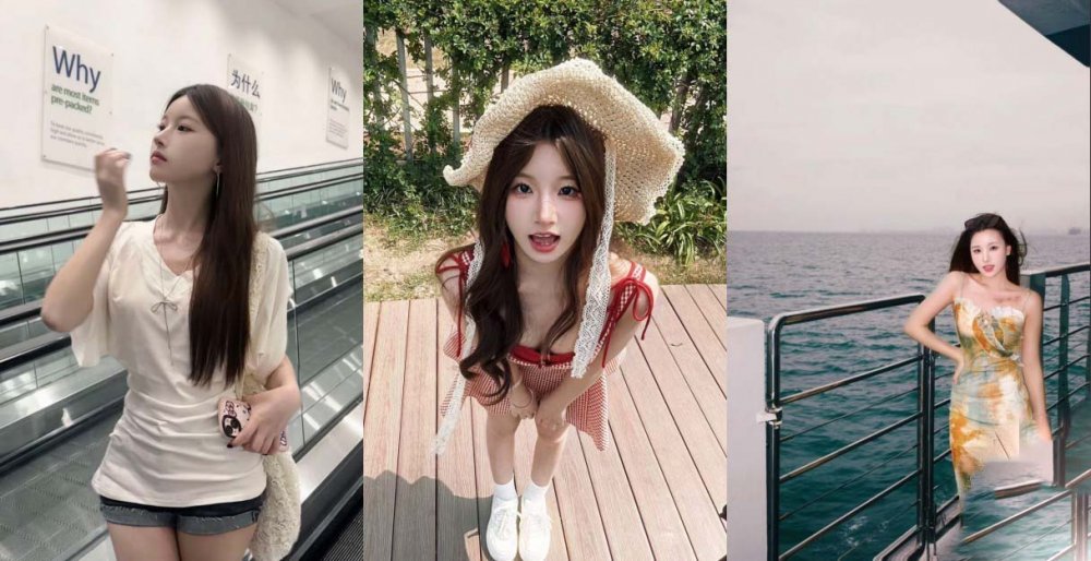 高挑吸引、無毛、對比鮮明的露臉與褲子，為性愛自拍而設，腰身如蜜蜂，呈現桃子形狀，打造出波浪般的臀部（13V）