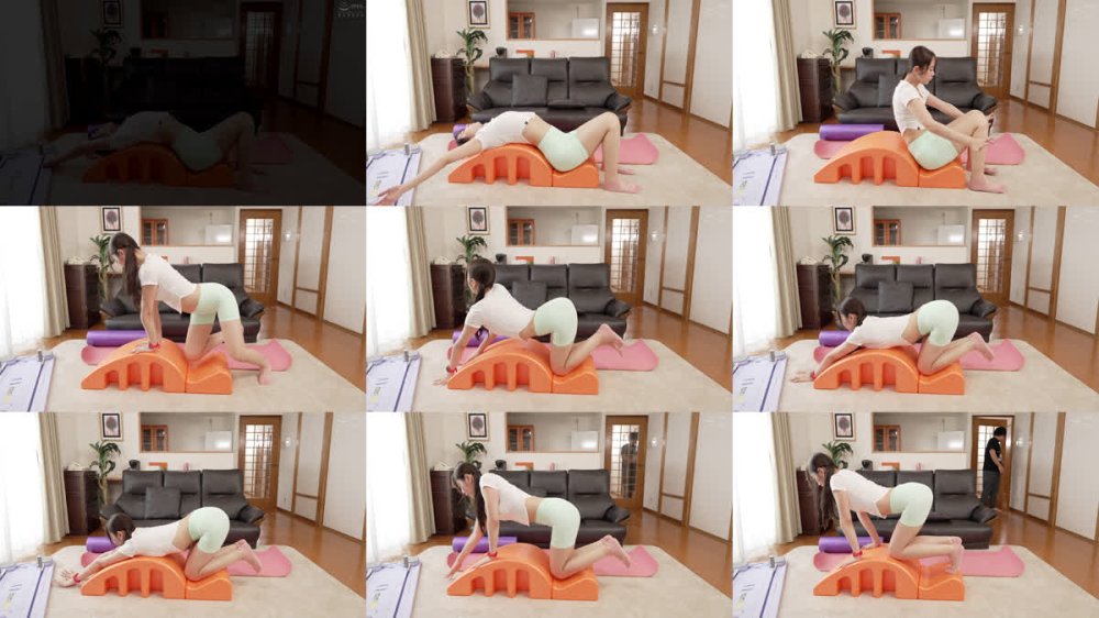 +++ [FHD] HUNTC-518 ピラティス中のデカ尻義姉に即ハメピストン！ピラティスに夢中の義姉のパツパツ尻や谷間が見えまくりで超絶エロい！