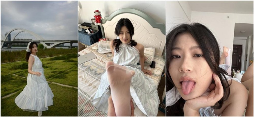 浙江女大學生[丁迅]性愛影片曝光❤️，多重姿勢排精，化身為慾望美人