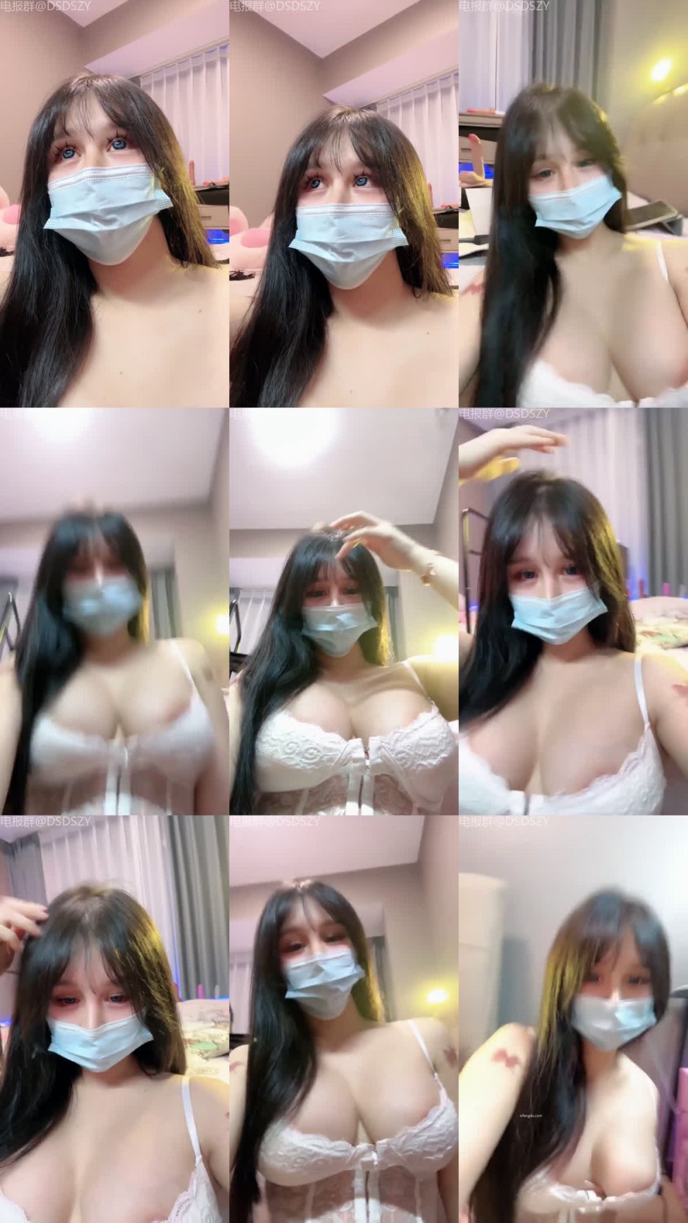 ♦️ 核彈炸彈，豐滿娃娃臉的年輕女孩 [慵懶] 04 女大學生 ~ 熱情搖胸裸舞 ~ 狂野道具穿透 1（9V）