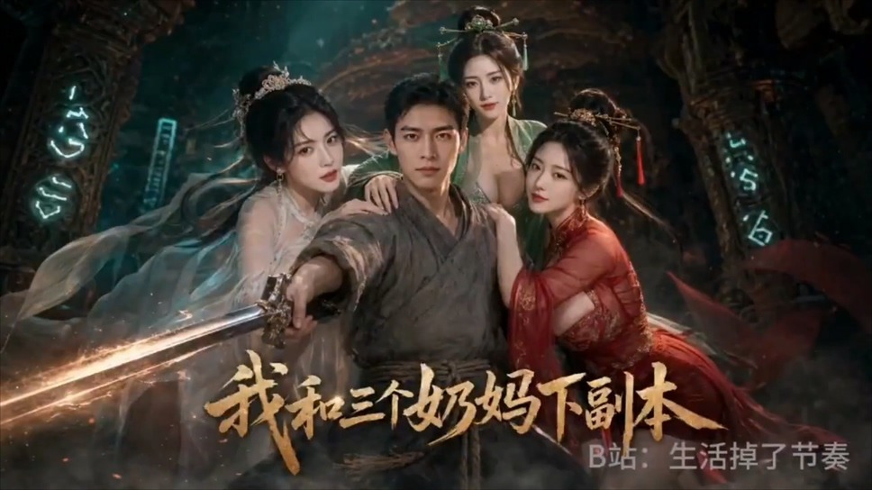 [AI 短劇] ✅ 《我和三個奶媽一起下地牢》第1-6集