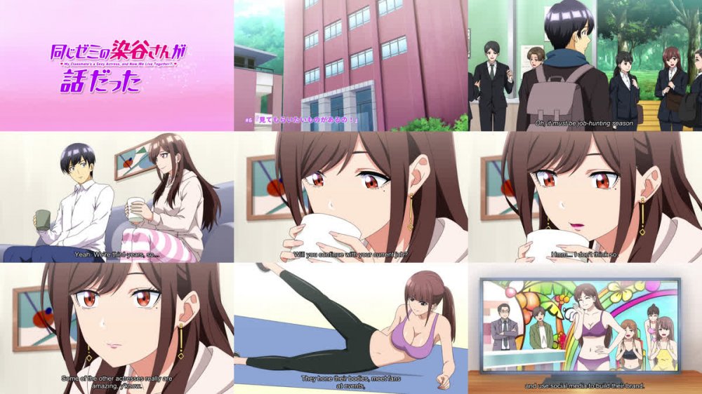 [geckyzz] My Classmate's a Sexy Actress, and Now We Live Together! - S01E06 (同じゼミの染谷さんがセクシー女優だった話。; Onaji Semi no Someya-san ga Sexy Joyuu datta Hanashi.) [UNCENSORED, OVEIL.WEB-DL 1080P AVC, AAC, HARD SUB (EN)][55BF52FF]