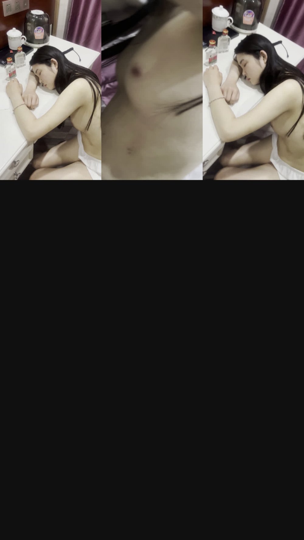 Top Fat Brother Hotel 哄騙粉絲扮演長髮成熟女士，白皙皮膚剛剃光的 B-Hair 8V（無浮水印原始檔案）