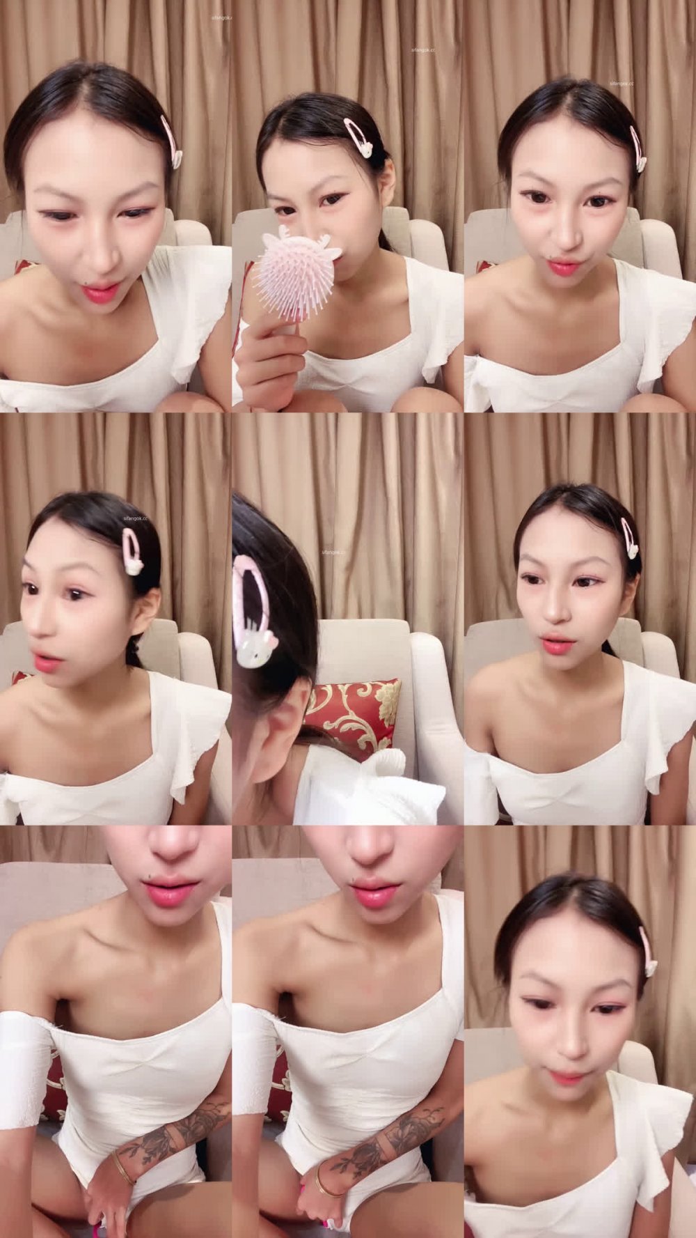【娜娜】校花學妹 粉穴小美女 清純幼嫩美乳 完美身材 絲襪性感長腿 大屁股肥鮑道具自慰首度大招