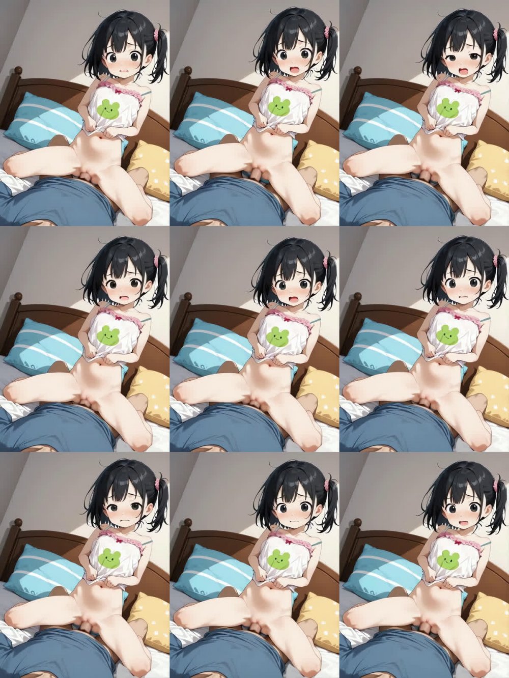 [wake mako] 照れながら見せてくる未熟な果実の動画 [RJ01559769] & [RJ01571902] [AI生成]