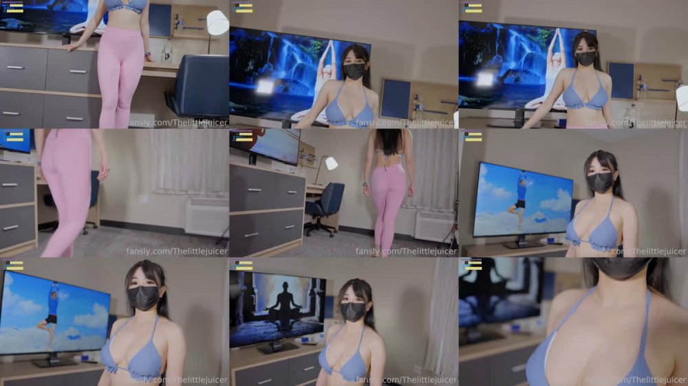 【AI增強】Fansly據說瑜伽本來就是啪啪的姿勢合集小水水Thelittlejuicer4K60幀增強版