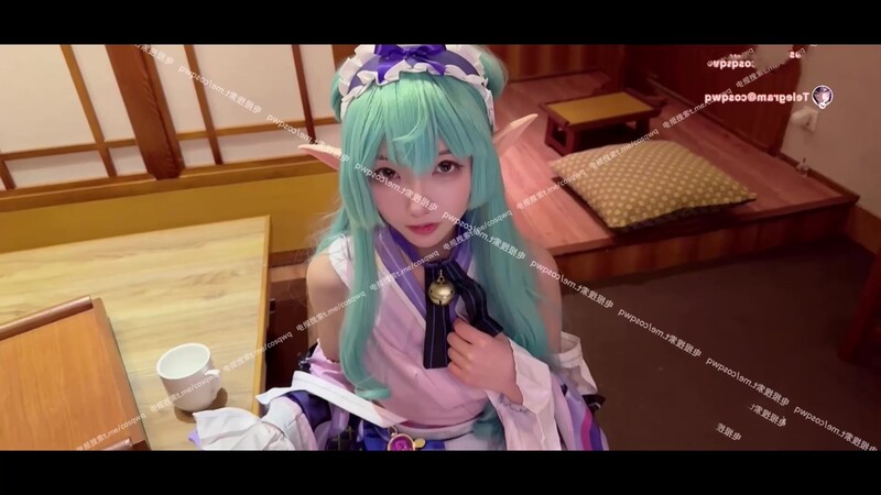 軟萌甜美小可愛【coszj561】COS夢見月瑞希，露臉啪啪口交足交
