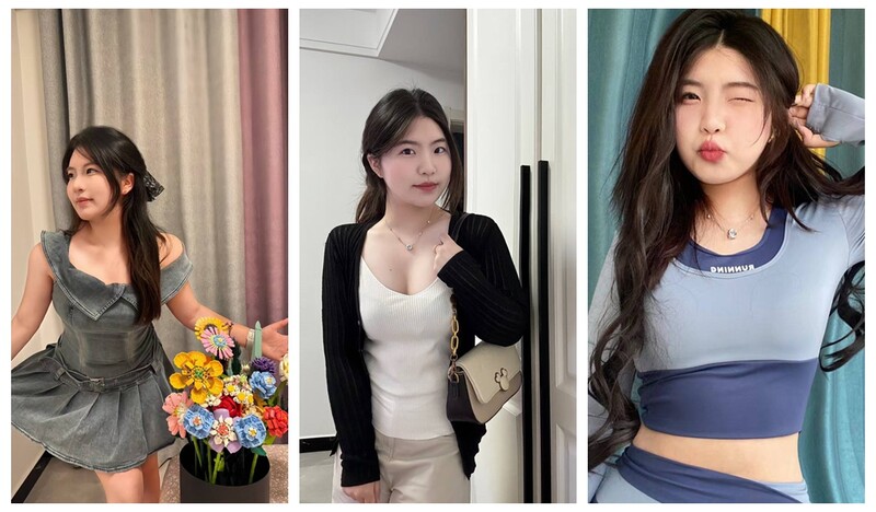 微胖小騷貨，肉嘟嘟可愛粉嫩小穴濕黏淫汁，表面一臉淑女樣 床上一股騷氣樣，這就是反差