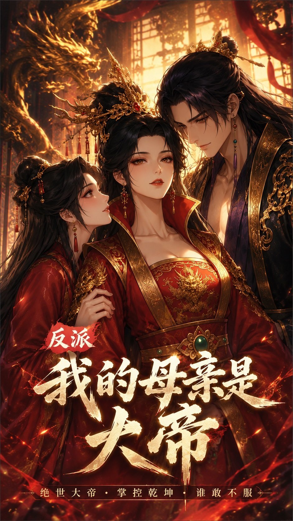 【AI短劇】《反派我的母親是大帝》EP1-10集合集，獻上聖女舞冰嬋賠罪，豈料此舉竟讓秦大的逆襲之路，狂操大學生一樣嫩奶