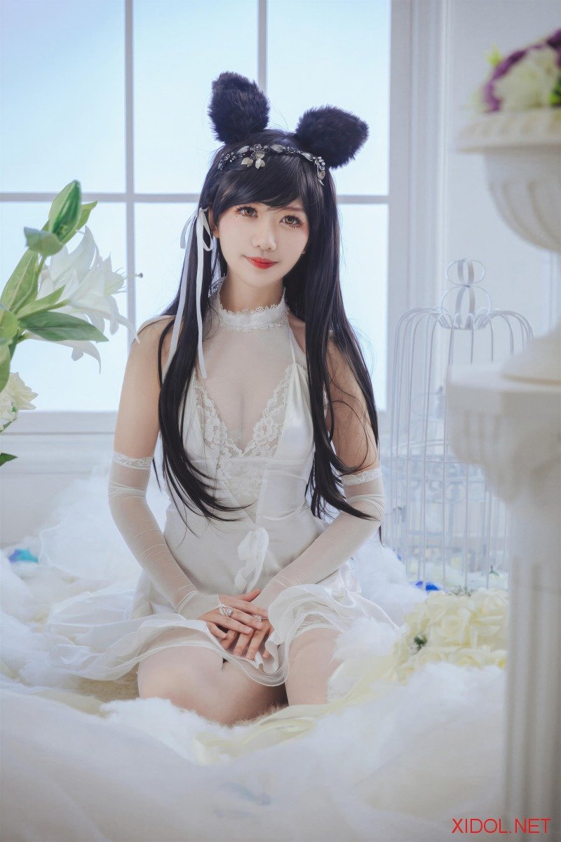 [Cosplay] 源纱希喵喵喵 碧蓝航线 爱宕 花嫁 [26P-100MB]