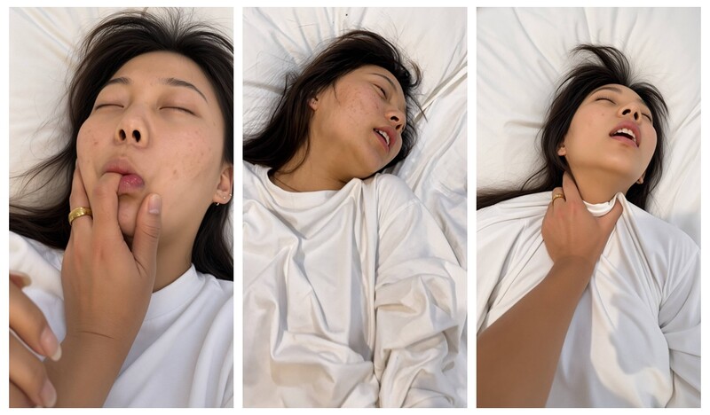 純欲風乖乖女在學校的時候人畜無害，一到床上本性就暴露了，真的特別反差，高潮到胡言亂語騷話連連