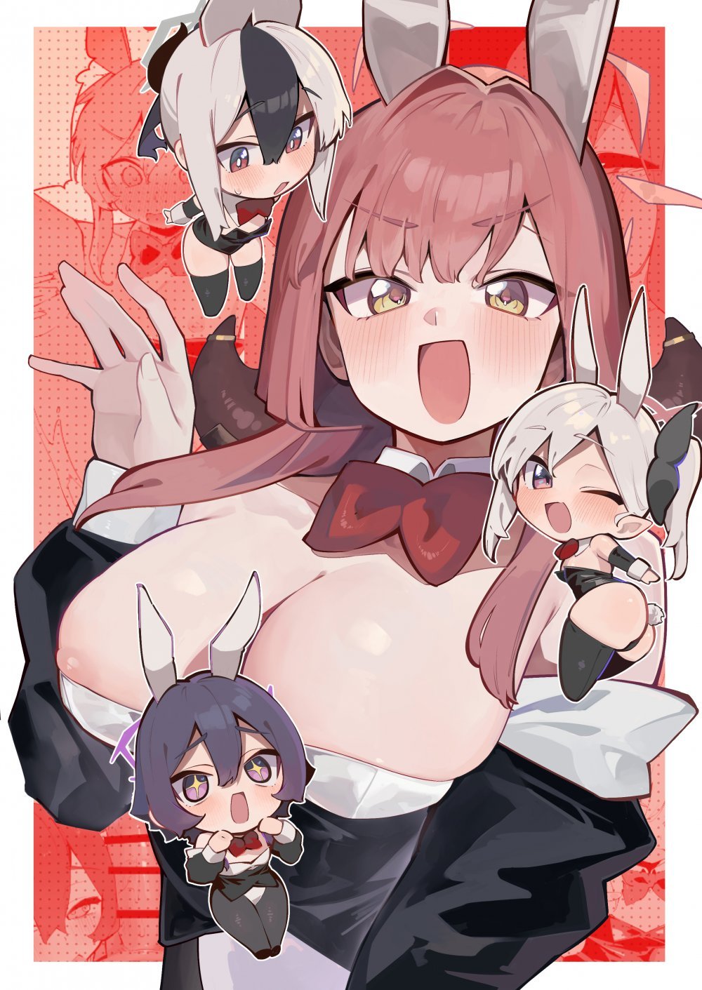 (C108) [theたっち (たっち)] バニーたちといちゃつく話 (ブルーアーカイブ)