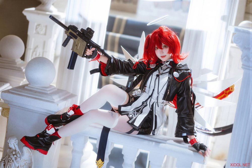[Cosplay] 瓜希酱 明日方舟 新约能天使 [15P-21MB]
