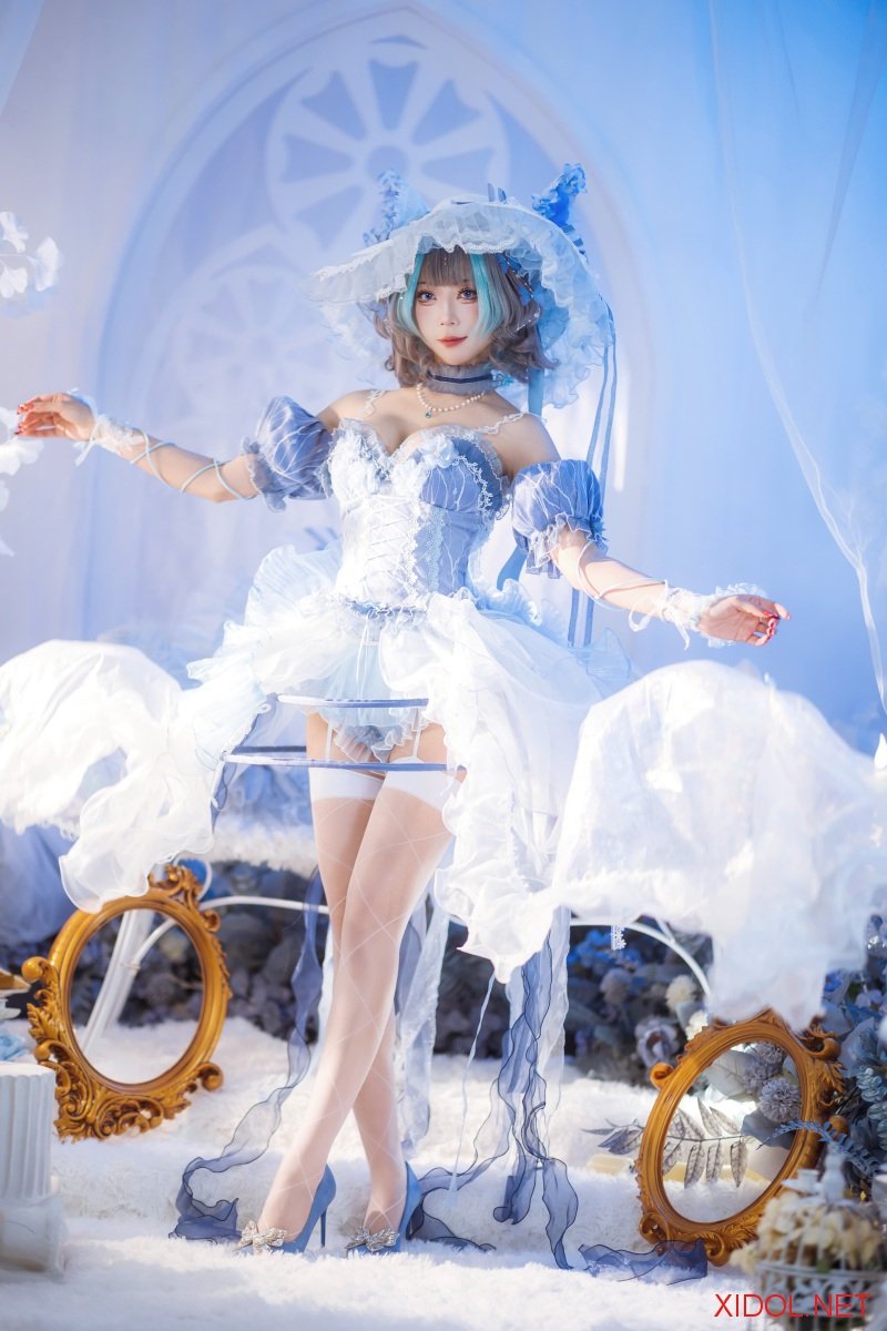 [Cosplay] Money冷冷 碧蓝航线 柴郡 废稿蓝 [14P-138MB]