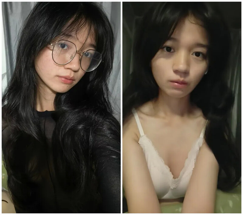 【原檔洩密】河南高顏值反差清純眼鏡妹在家和宿舍自拍视频合集
