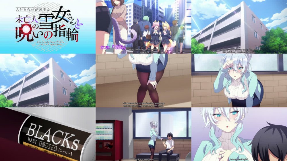 [Feibanyama] The Lonely Snow Widow and the Cursed Ring S01E01 [OV UNCENSORED WebRip 1080p H265 Veryslow AAC English HardSub] (Hitozukiai ga Nigate na Miboujin no Yukionna san to Noroi no Yubiwa)