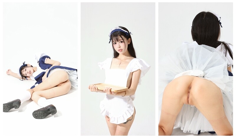 極品白虎嫩饅頭，嬌小清純少女【小狗花】千元福利，大膽女體私拍，金主調教內射