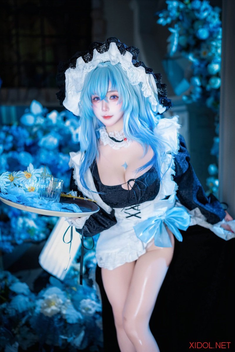 [Cosplay] 末夜787 鸣潮 守岸人女仆 [26P-138MB]