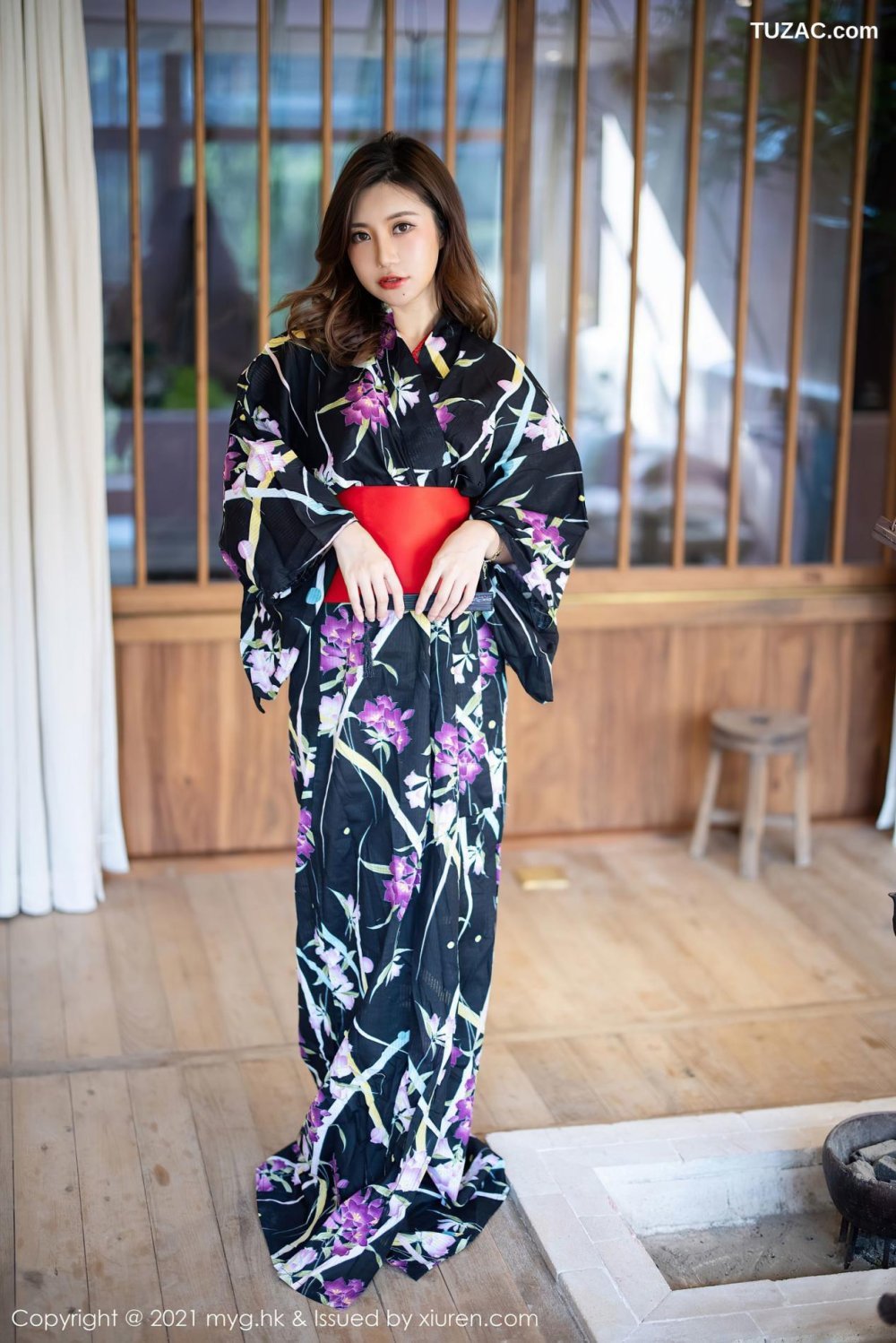 MyGirl美媛館-594-綺里嘉Ula-長三角旅拍日式和服紅繩綑綁豪乳遮點-2021.09.22[72P]