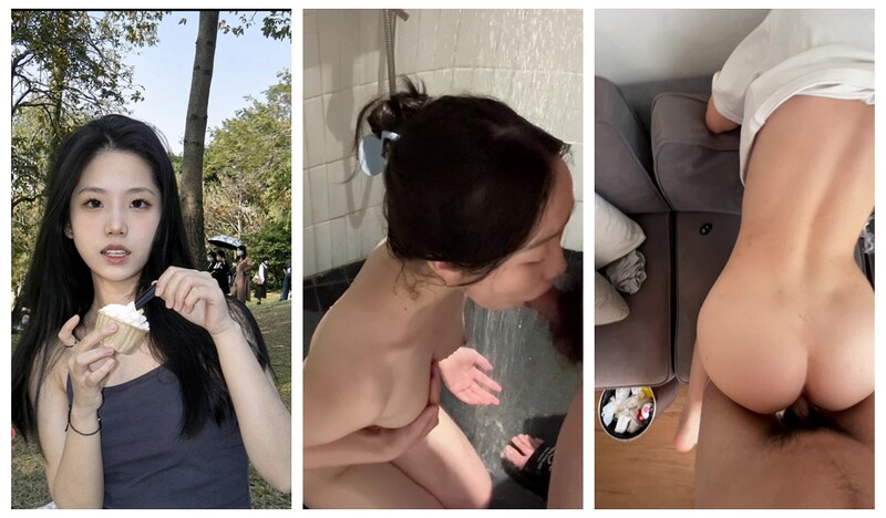 溫州清純美女外表斯文 床上特別放的開 黑繩綁背雙手抓著臀部後入車裏腳交長發低頭用手握著含