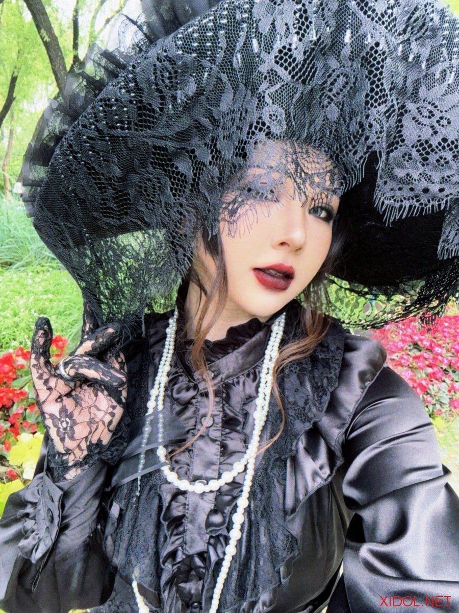 [Cosplay] 皮皮奶可可爱了啦 哥特未亡人 [39P3V-683MB]