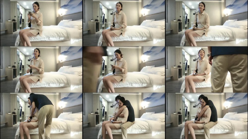 高顏值援交美女，小巧玲瓏，，清純臉龐，大長腿，翹臀美乳，跪倒在床上吃雞，一頓瘋狂抽插爽了
