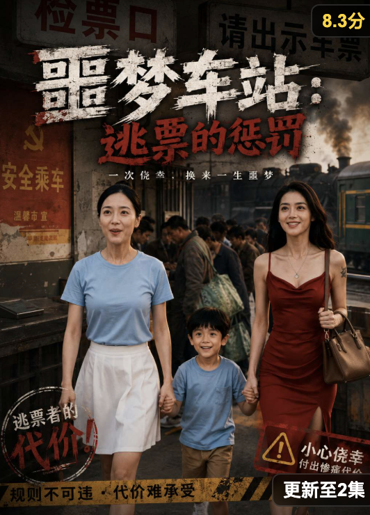 【AI成人短劇】噩夢車站：逃票的懲罰-第一集