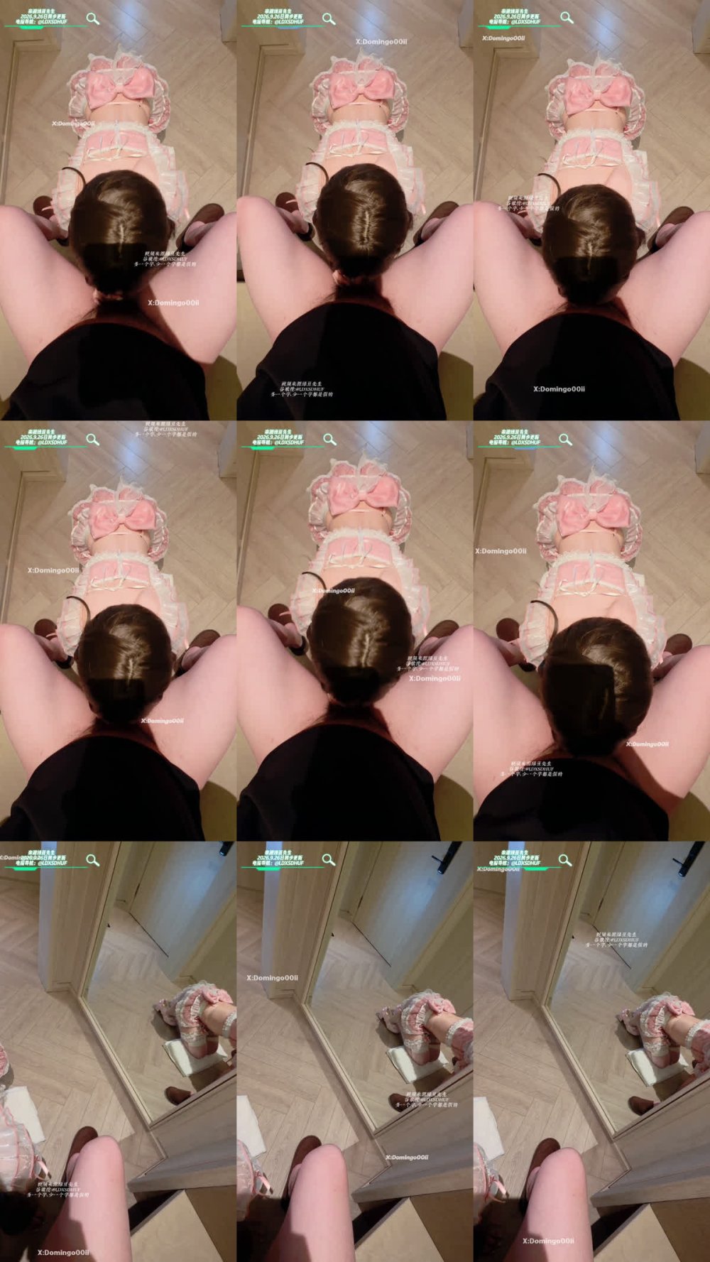 +++ XB-6661 00後情侶綠帽分享超頂女友雙馬尾小公主