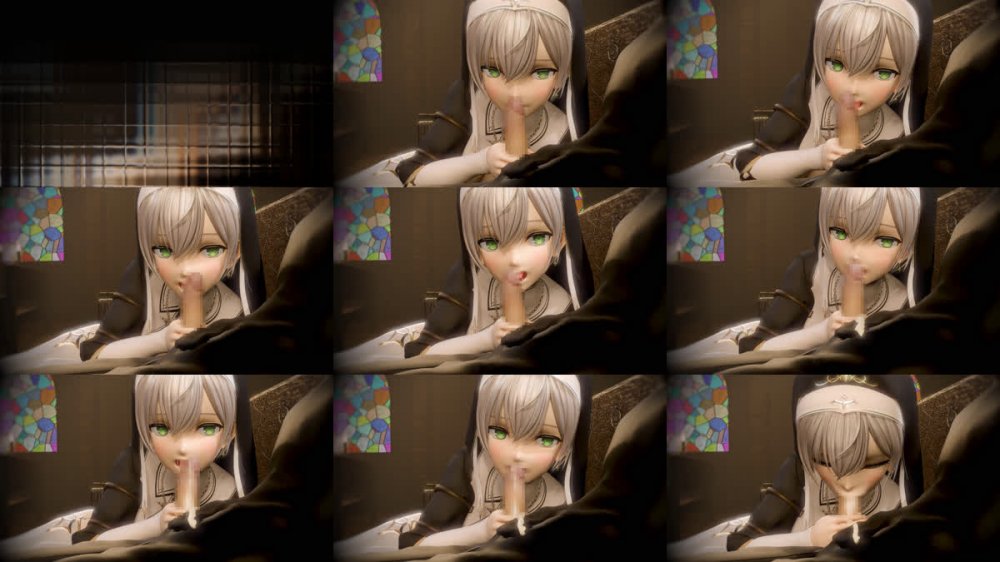 (同人アニメ)[261012][cameel] お祈り中の勃起事故♡(後編)