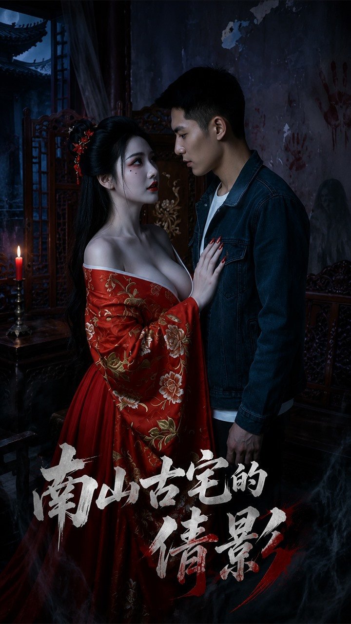 【AI短劇】《南山古宅的倩影》EP1-3集，和女鬼激情啪啪啪，再來弄少婦當炮架子