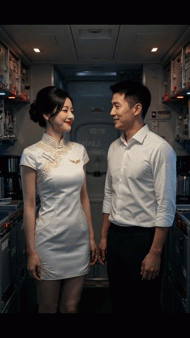 【AI短劇換臉】《聽爸爸的話1》楊穎 發小重逢，逆襲翻盤，萬米高空內射空姐！