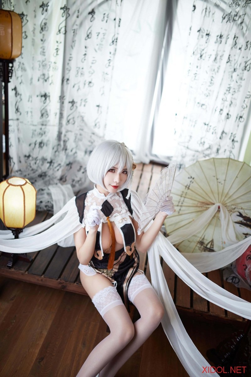 [Cosplay] 源纱希喵喵喵 天狼星旗袍 [34P-435MB]